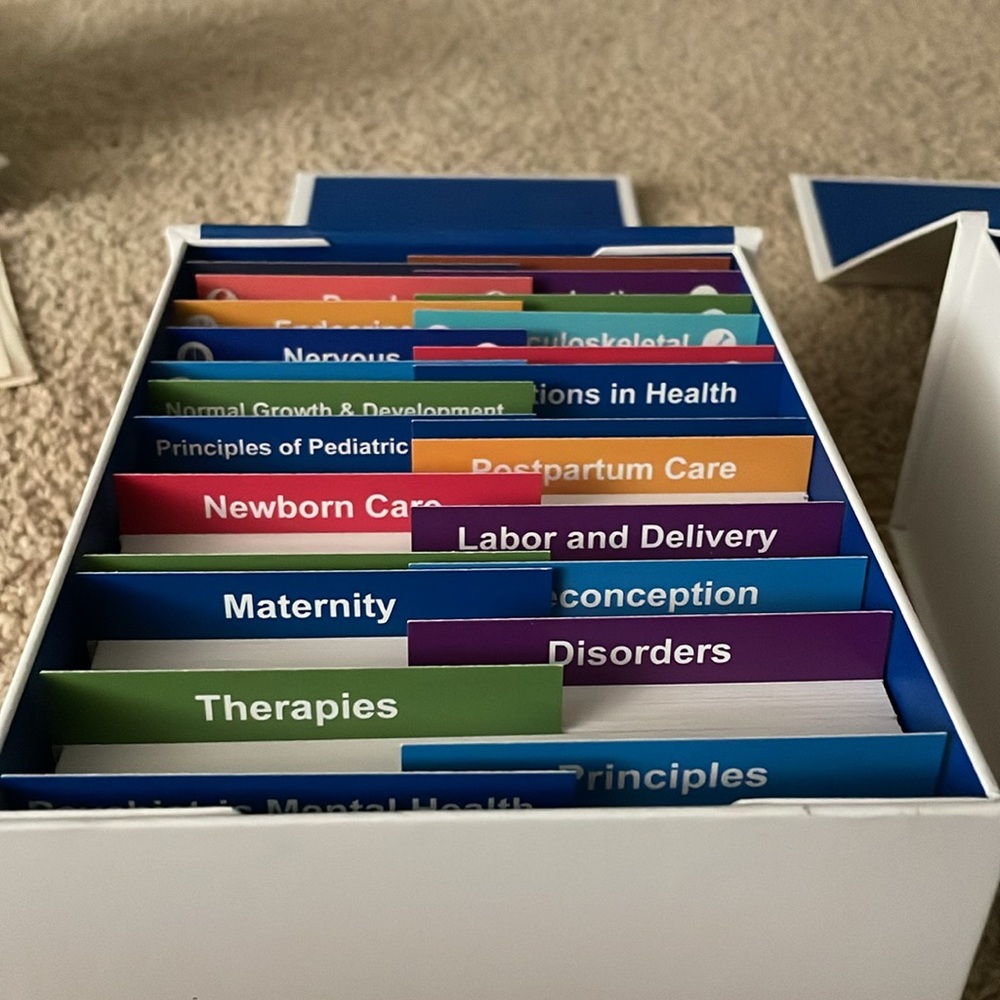 Level Up RN NCLEX flash card sets
